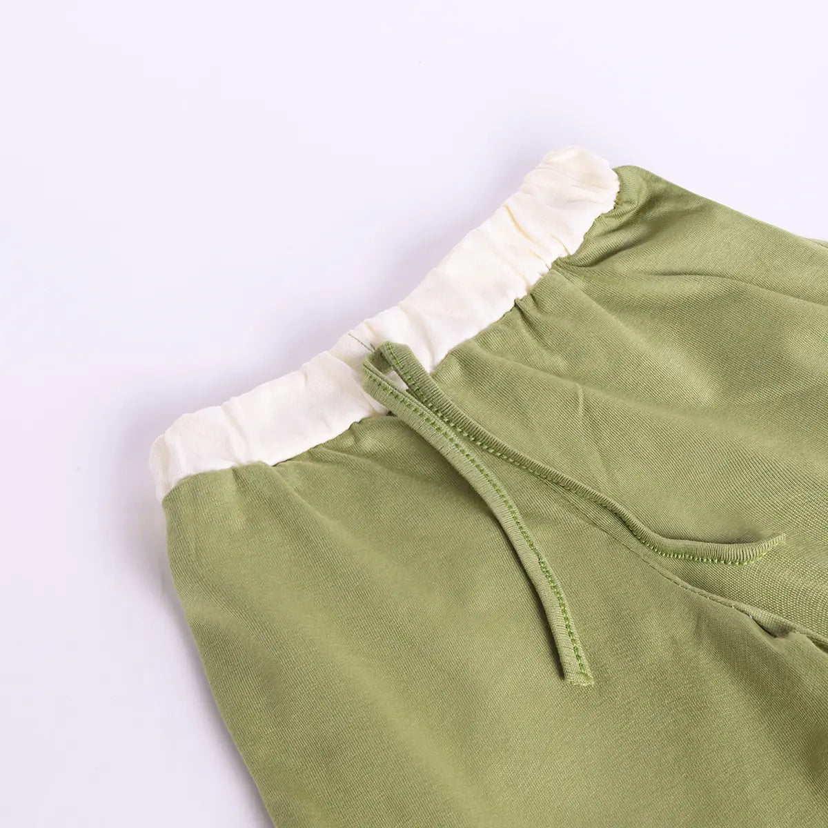Boys Beige Typographic Printed Short Sleeve T-shirts With Elasticated Shorts Sets