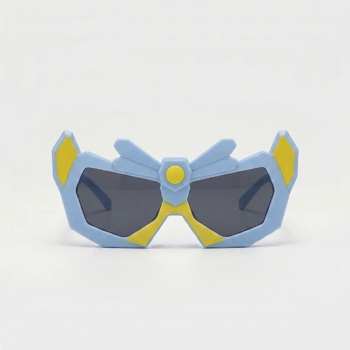 Boys Blue Cat Motif Sunglasses