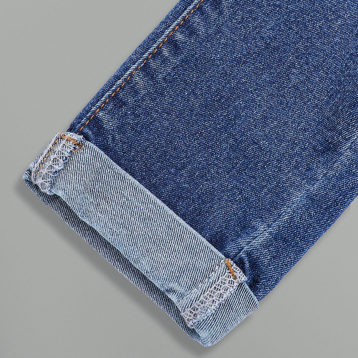 Boys Blue Mid Rise distressed Denim Pants