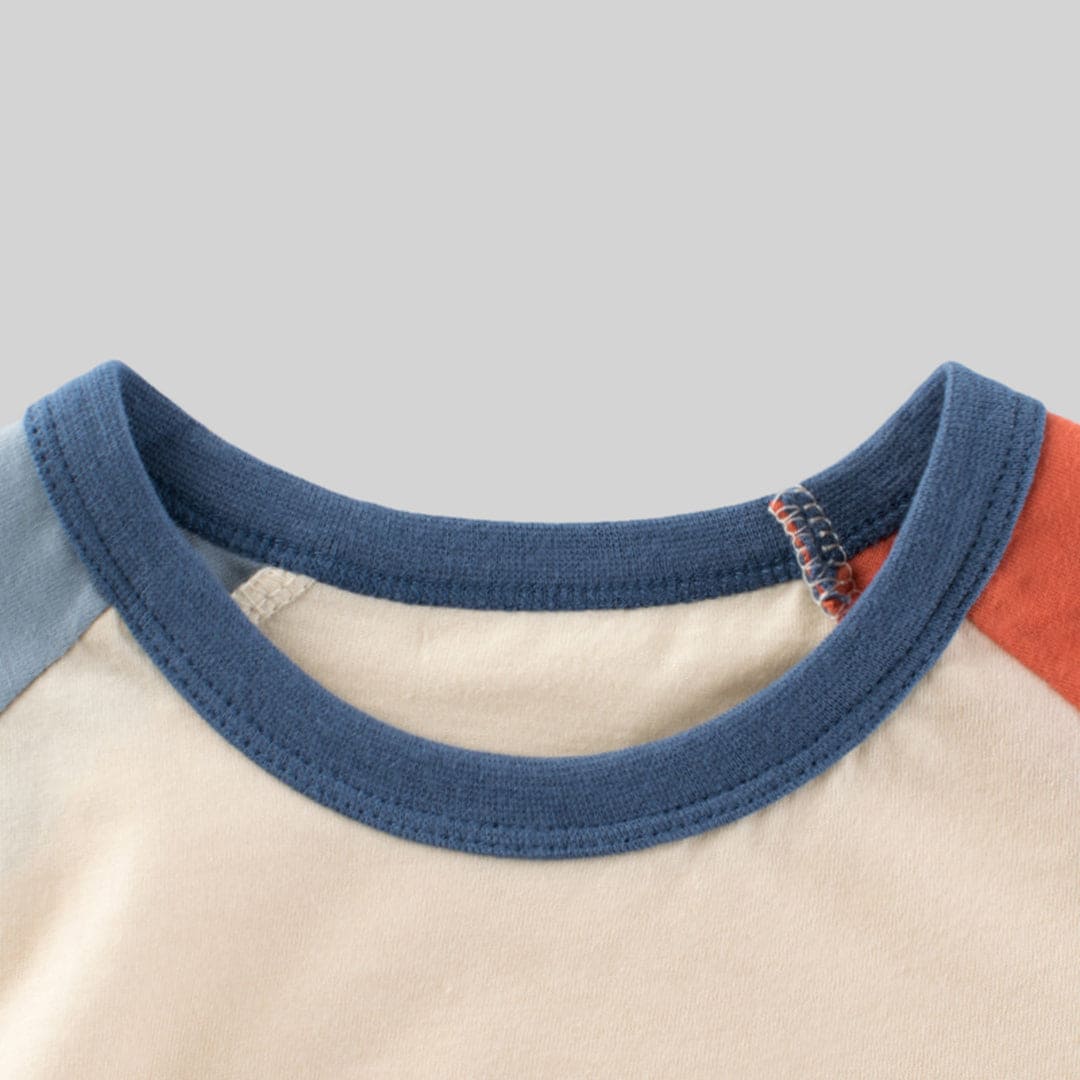 Boys Beige Space Themed Graphics T-Shirt